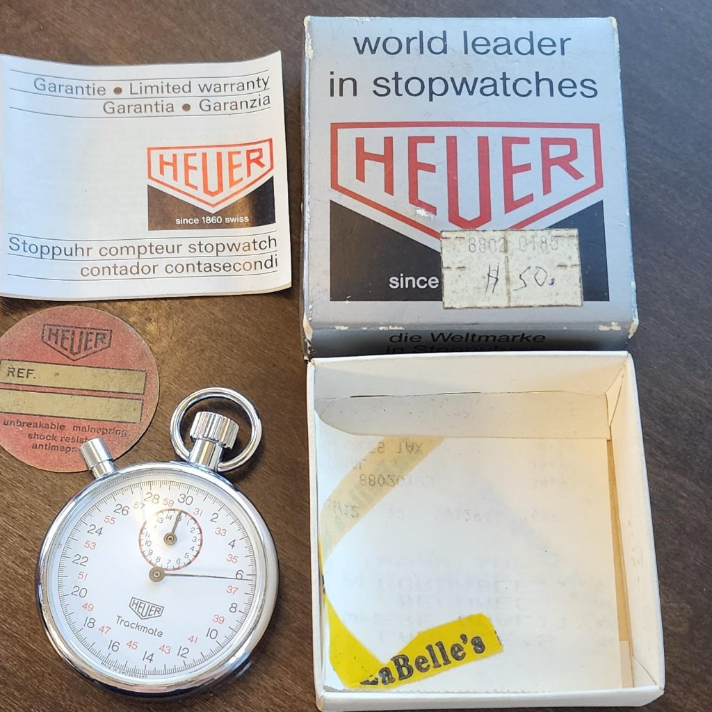 Vintage Heuer Trackmate 593 Stopwatch